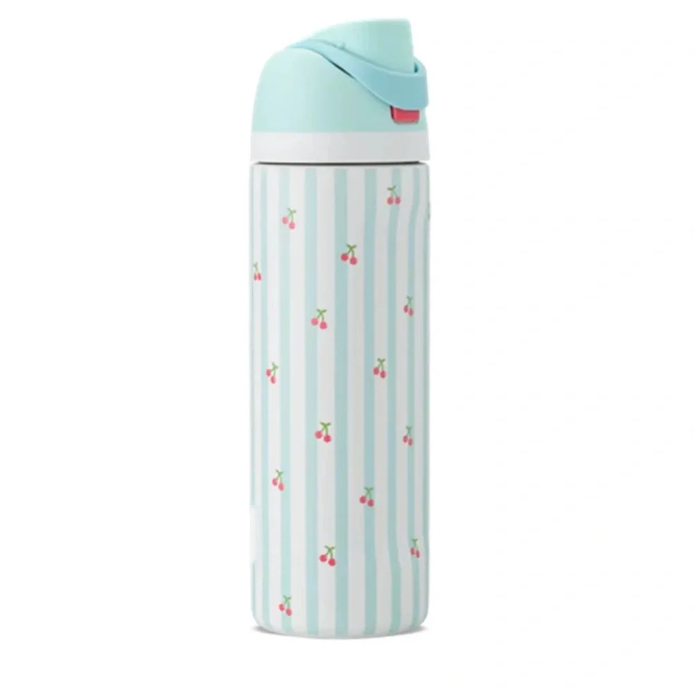 Owala- 32 oz Freesip  pillow talk cherry striped  water bottle cold cup arctic - Picture 2 of 6